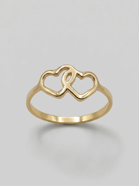 Anillo juvenil Oro 18k corazón