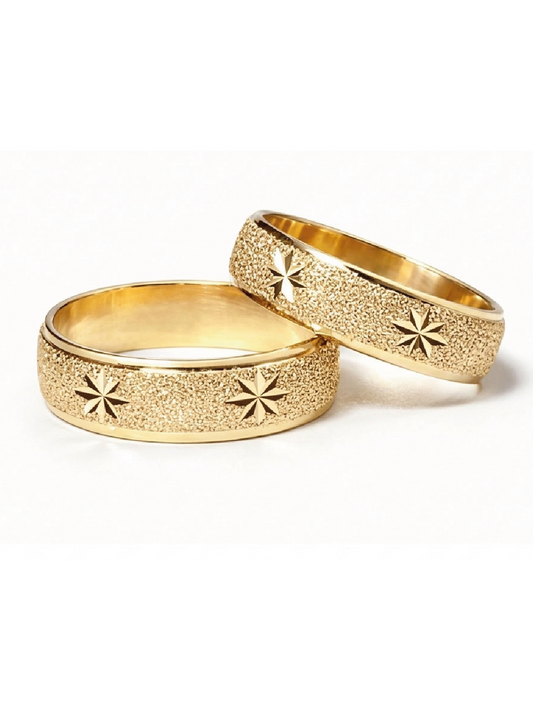 Argollas de matrimonio Oro 18k 5mm/5gr Facetadas