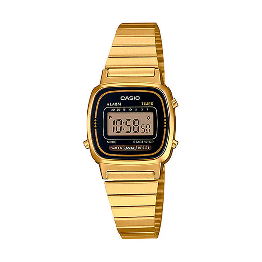 RELOJ CASIO RETRO  LA670WGA-1DF MUJER DORADO
